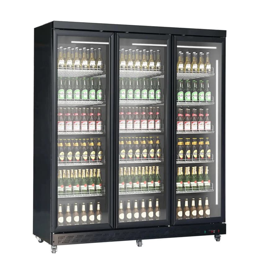 Vitrina frigorifica verticala pentru racoritoare/flori cu 3 usi, MODACO, model Zenith