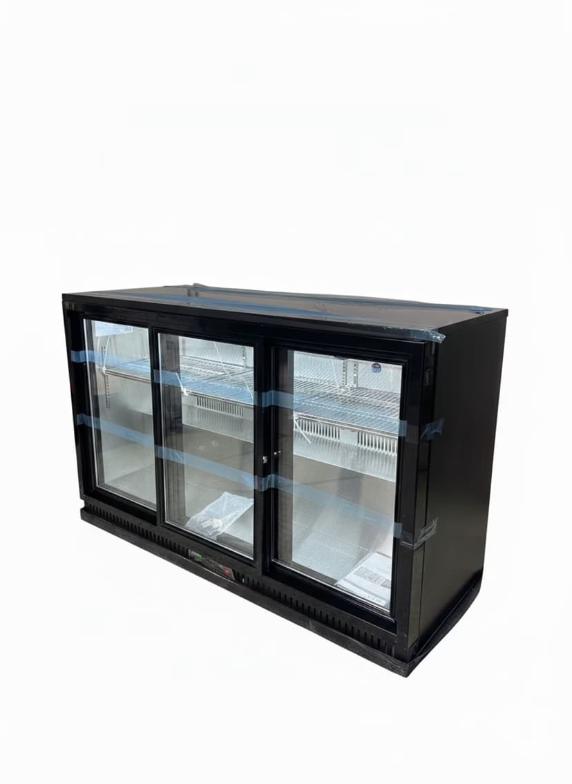 Vitrina frigorifica minibar cu 3 usi glisante