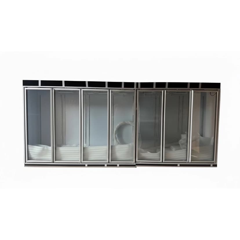 Vitrina frigorifica verticala 7 usi 5060x800x2060 mm – Racire ventilata, Defog, 2~8°C