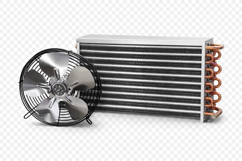 Condensator frigorific 1HP 4R*10T*420mm – ECHIPAT COMPLET CU VENTILATOR 16W